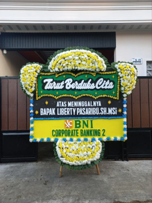 Papan Bunga Duka di Denpasar Utara