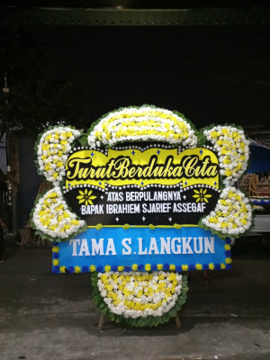 Papan Bunga Duka di Denpasar Utara