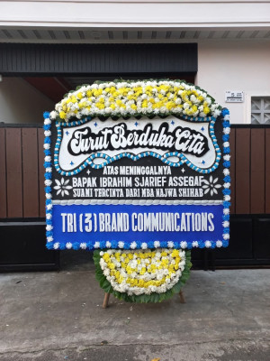 Papan Bunga Duka di Denpasar Utara